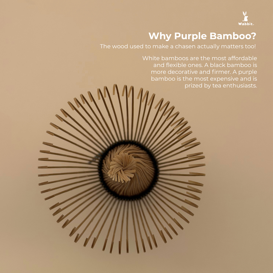 Purple Bamboo Matcha Whisk